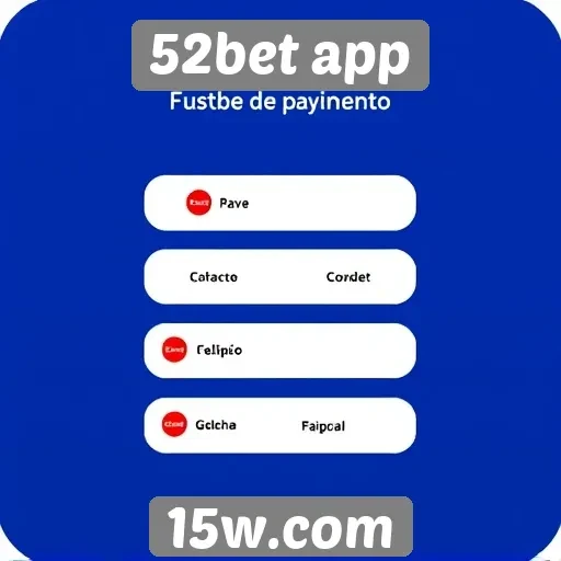 Métodos de pagamento disponíveis no 52bet app