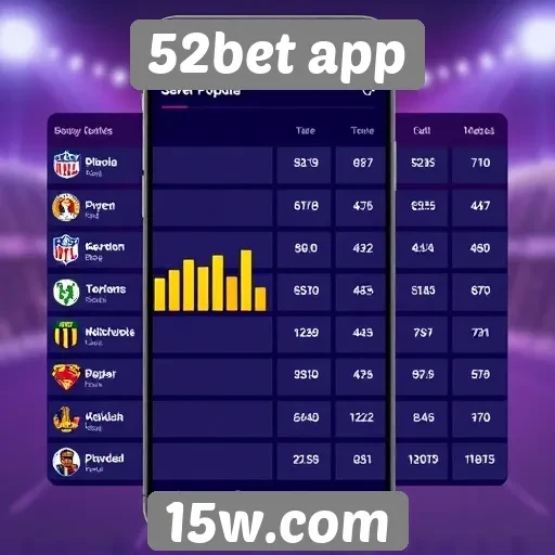 Estatísticas de jogos populares no 52bet app